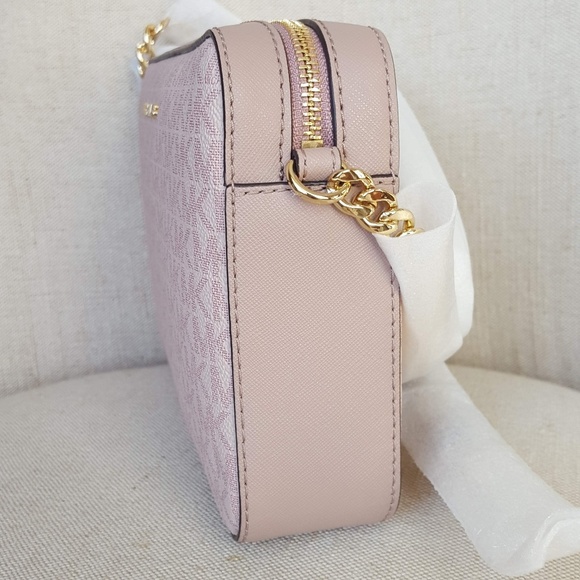 SOLD NWT Michael Kors LG Crossbody Bag Ballet Fawn - Picture 3 of 7